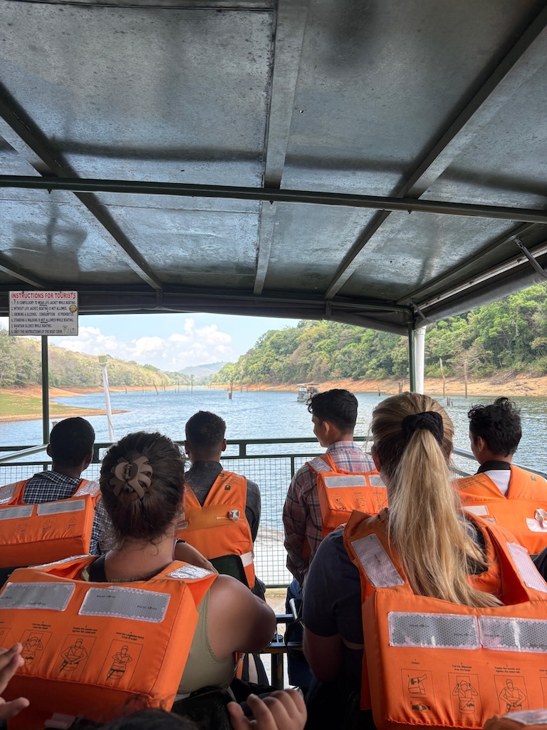 bateau safari sur le lac de Periyar